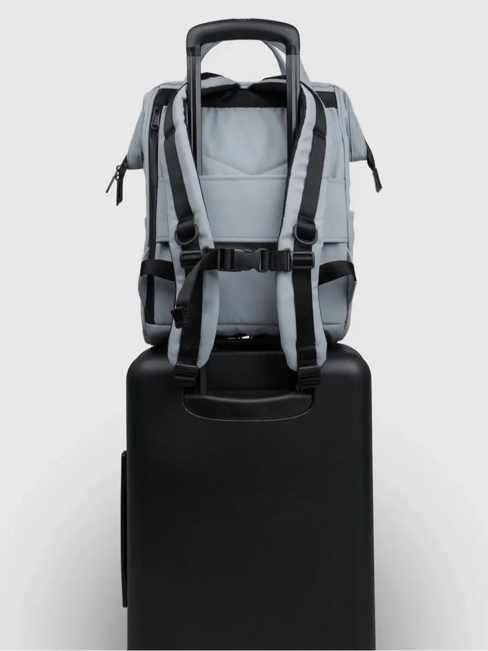 NWT Portland Gear Cascade Backpack Cloud Gray Standard Size Travel Wide Mouth